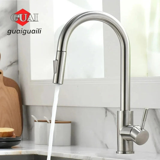 Premium Gourmet Faucet with Retractable Hose